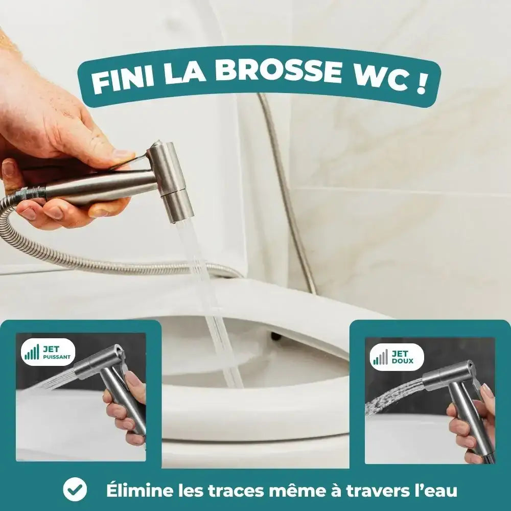 Douchette WC pour toilette suspendu