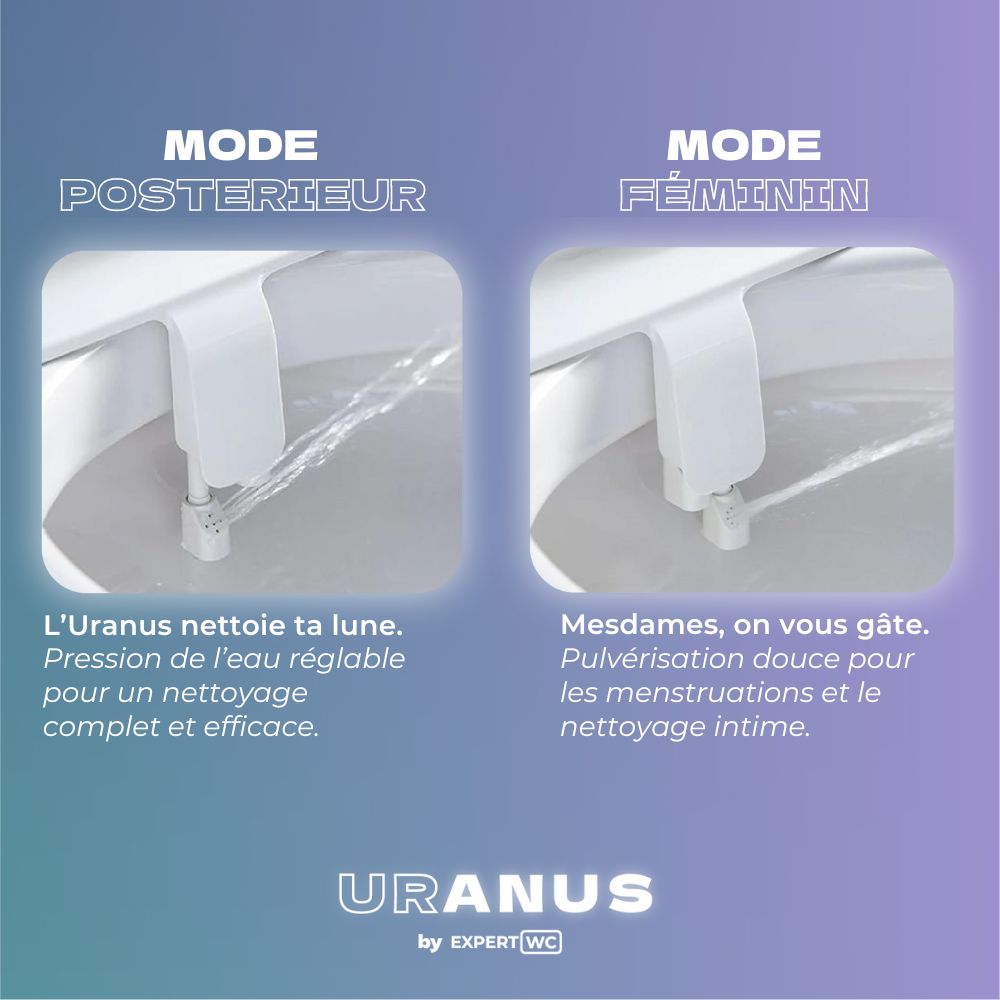 Pour Kit WC Japonais Uranus – Hygiène Optimale avec Modes Multiples