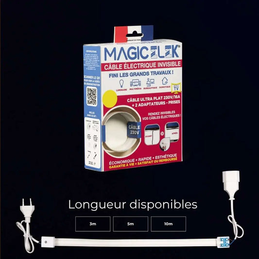 Câble électrique invisible MAGIC ELEK