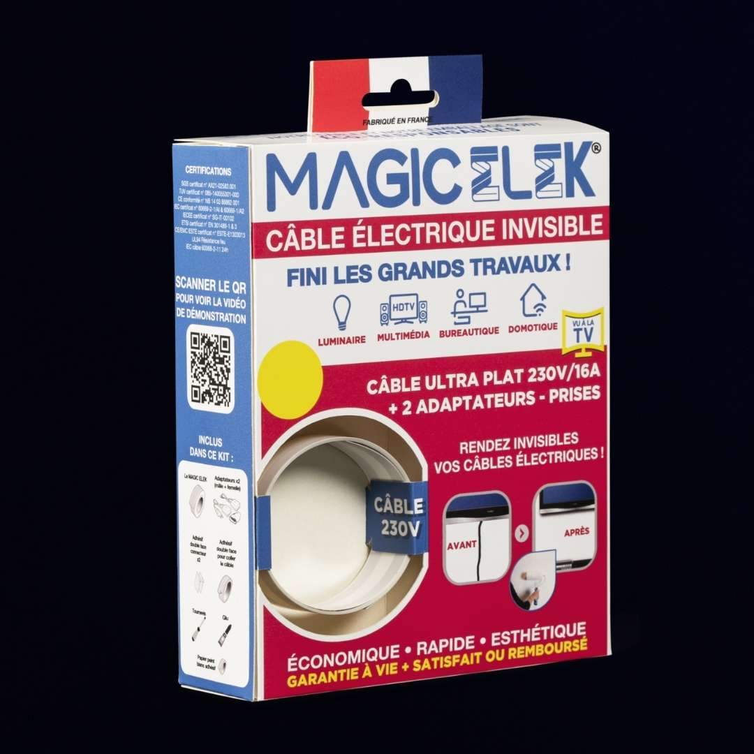 Câble électrique invisible MAGIC ELEK