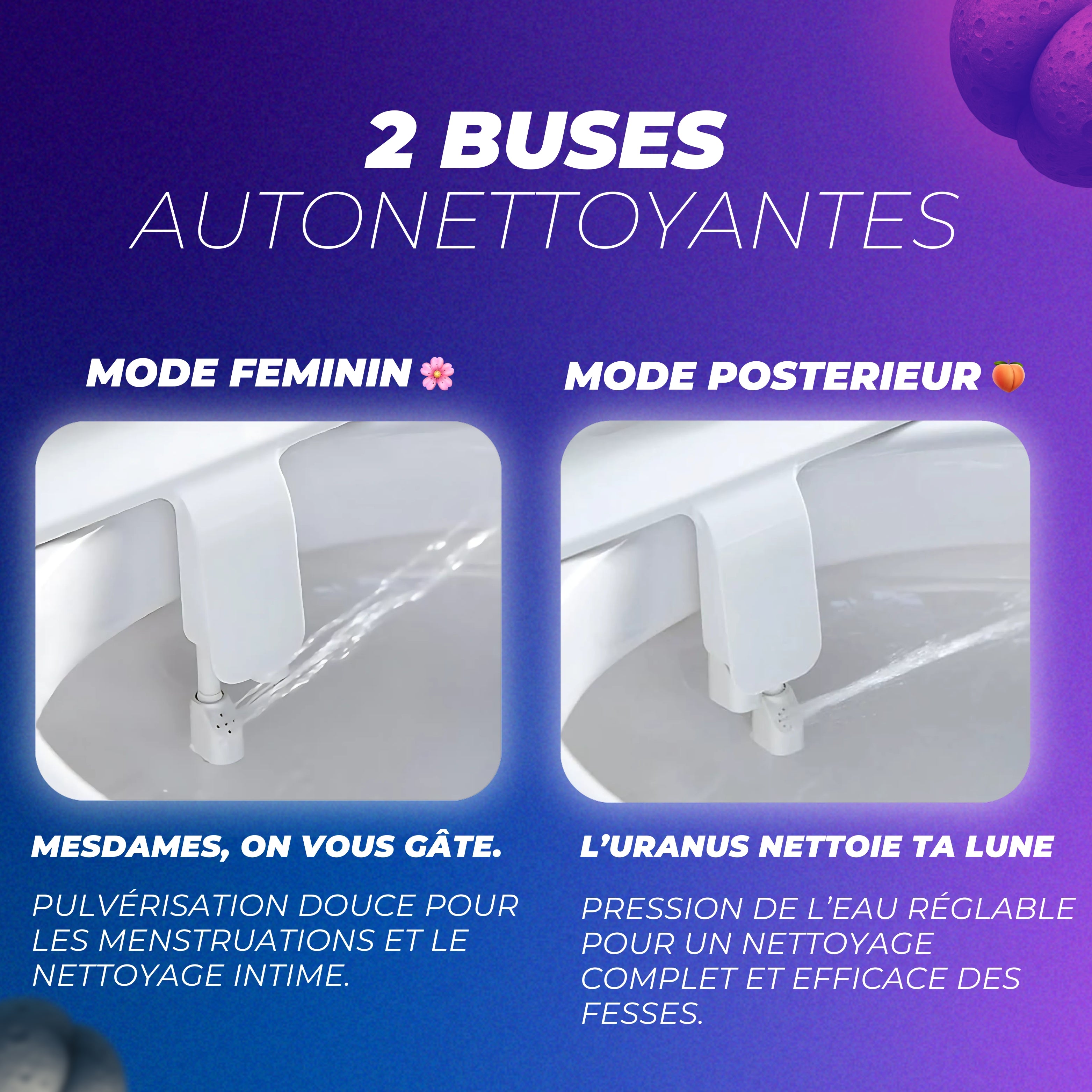 Kit WC Suspendus Japonais Uranus