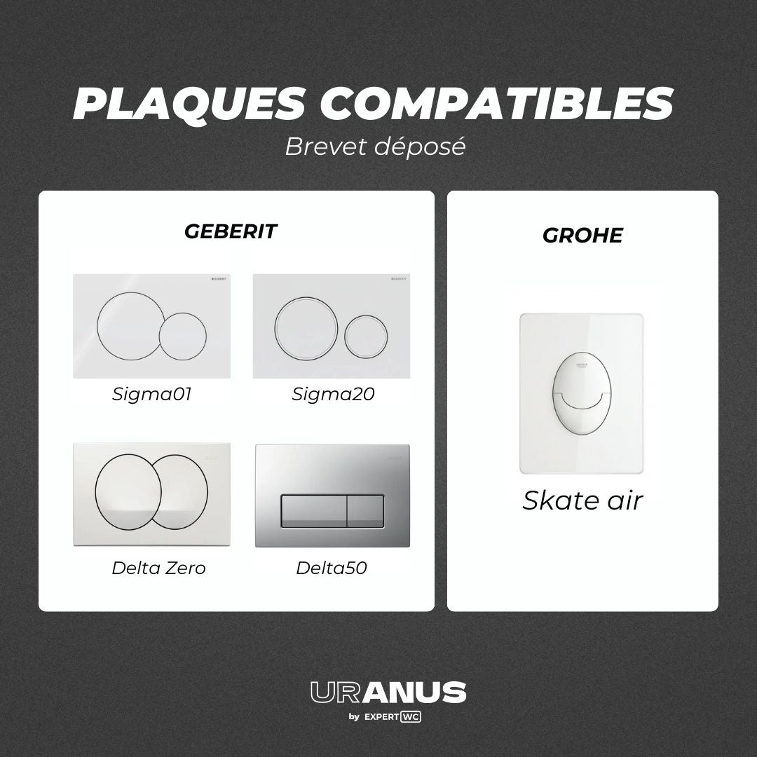 Kit WC Suspendus Japonais Uranus