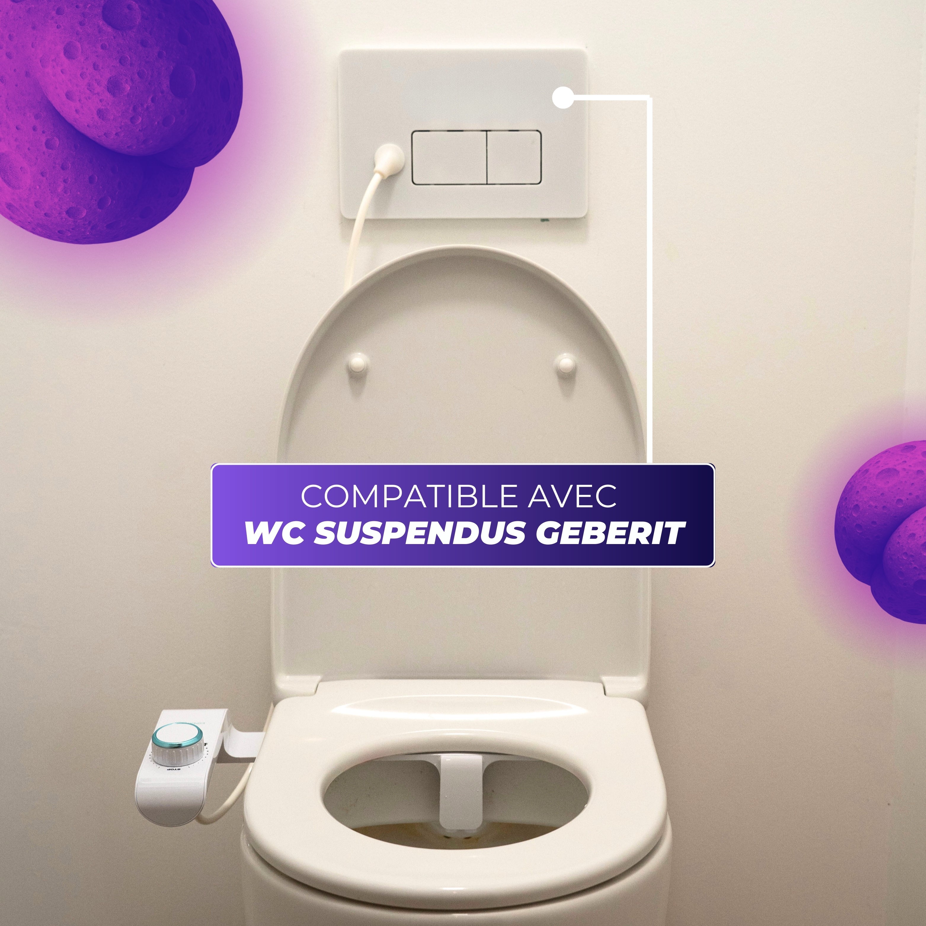 Kit WC Suspendus Japonais Uranus