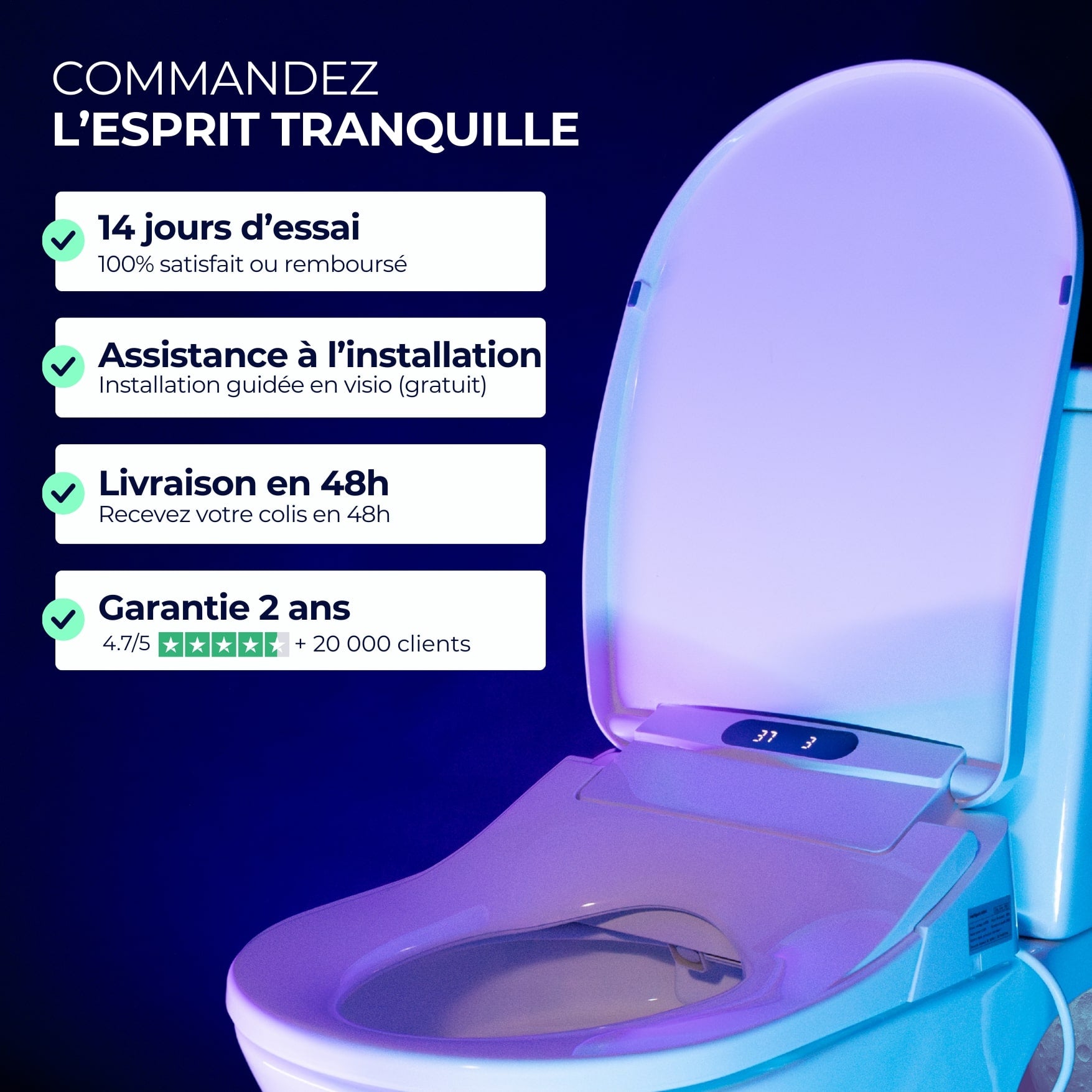 L’abattant électrique Chauffant Solanus