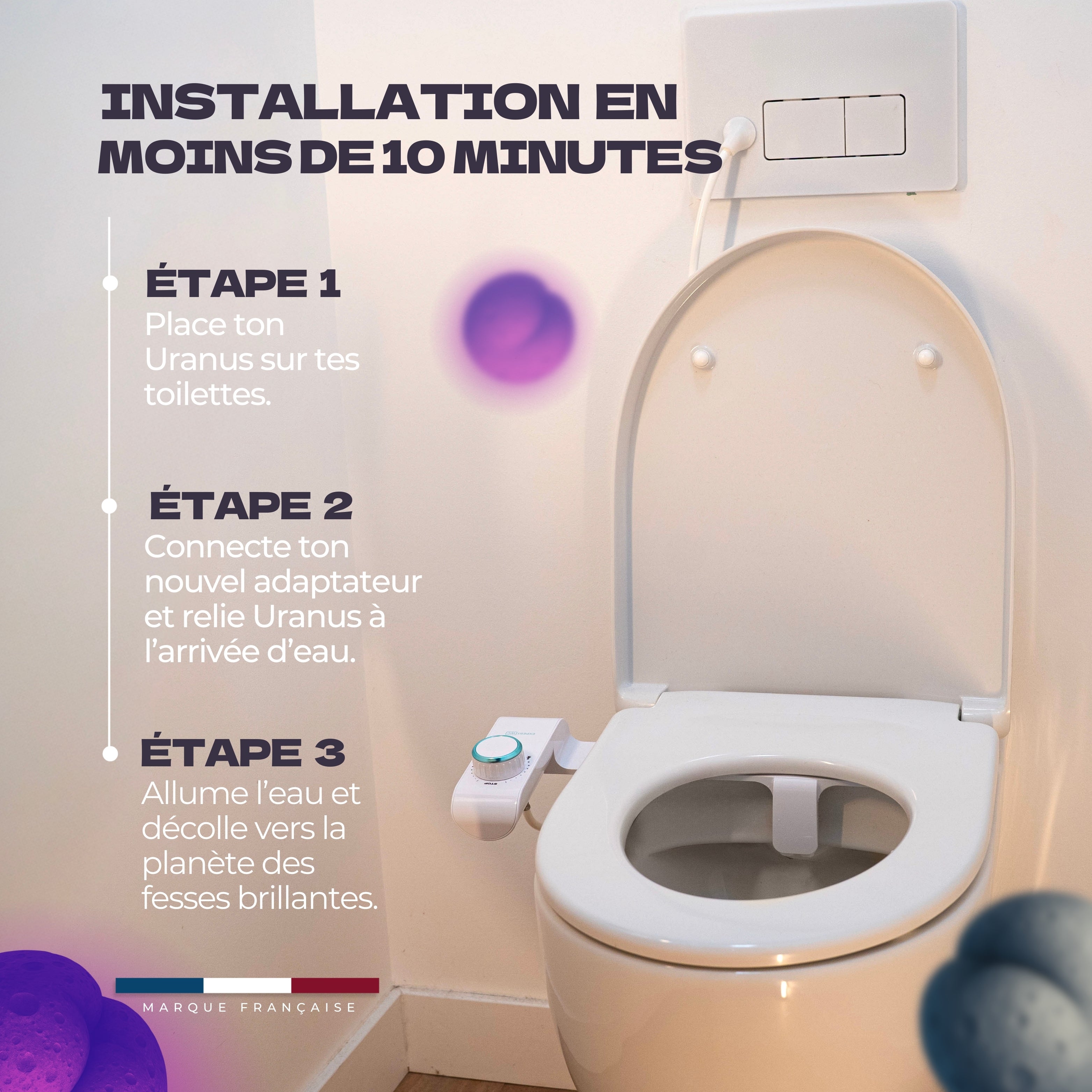 Kit WC Suspendus Japonais Uranus