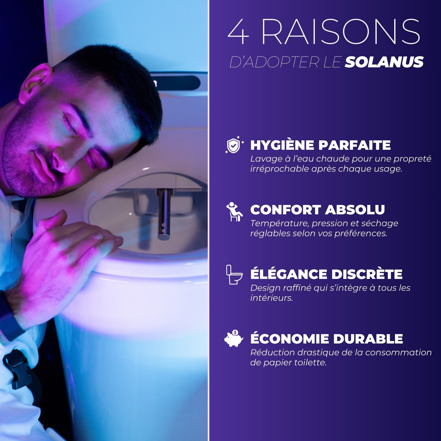 L’abattant électrique Chauffant Solanus