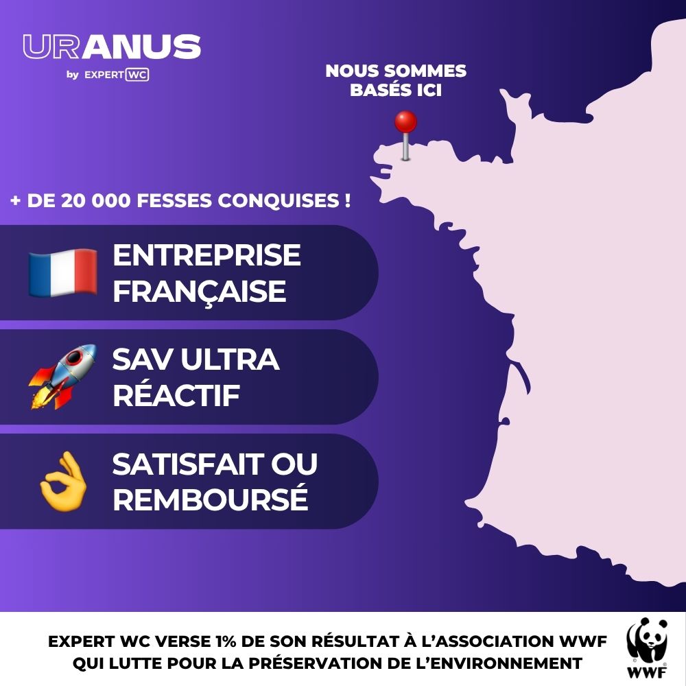 Expert WC, entreprise française : SAV réactif, satisfait ou remboursé, plus de 20 000 clients