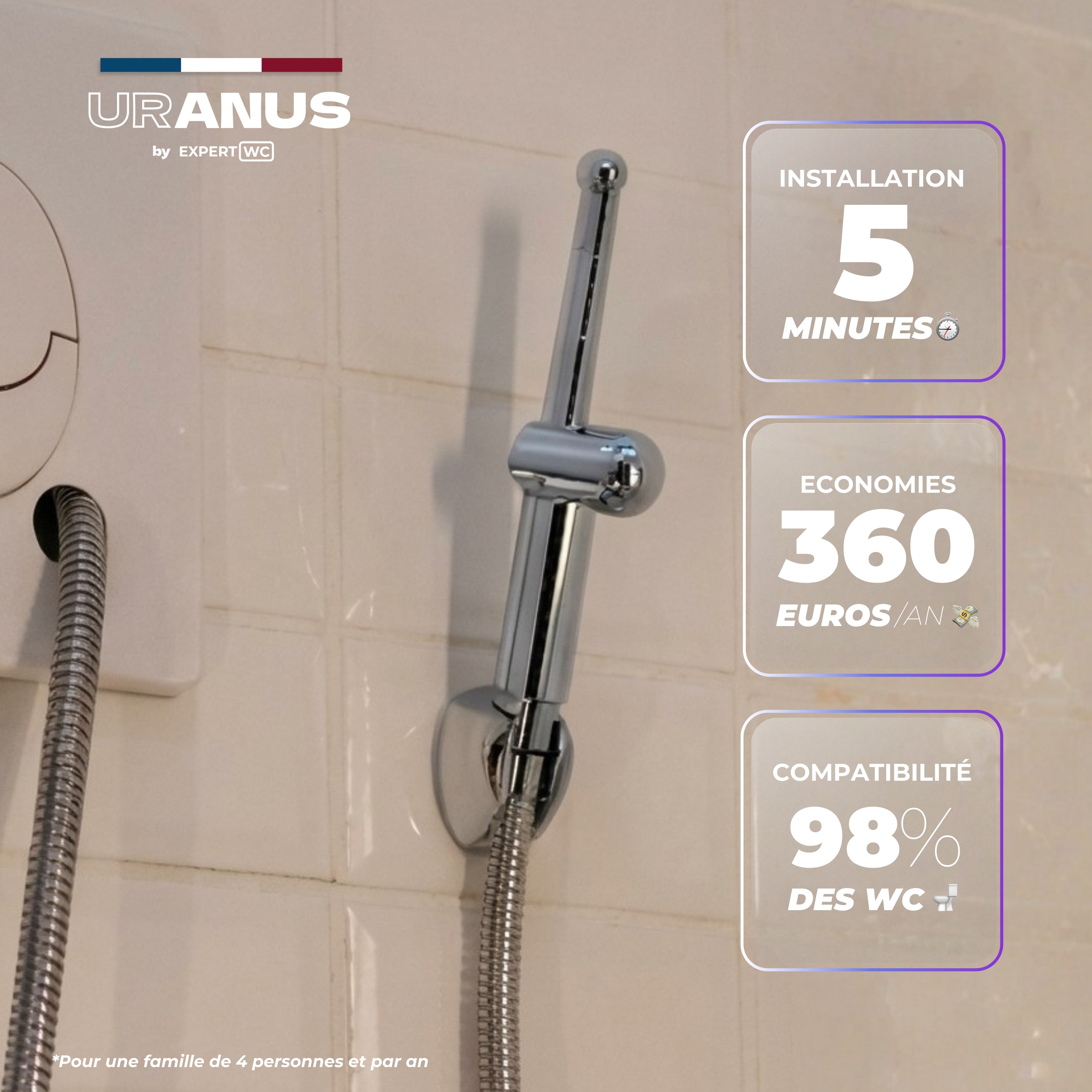 Handbrause WC Hängend Hydraflow