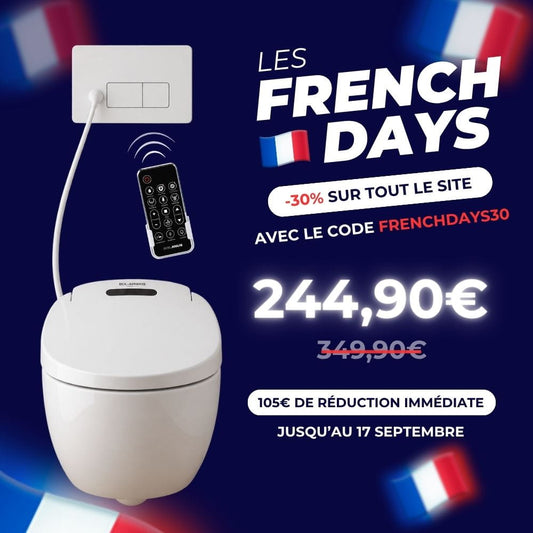 Abattant WC Japonais Solanus pour WC Suspendus Geberit et Grohe