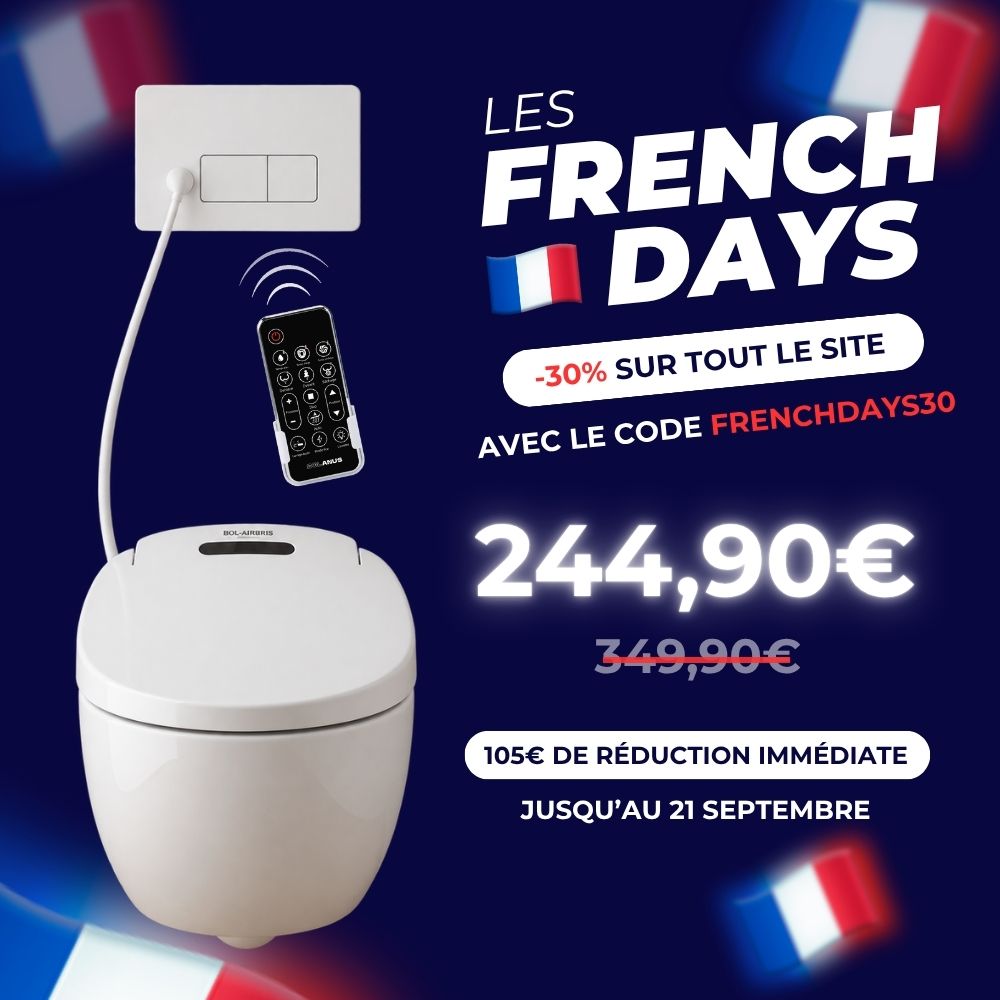 Abattant WC Japonais Solanus pour WC Suspendus Geberit et Grohe