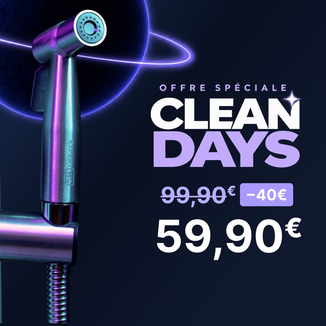Douchette WC Hydraflow Inox – Offre Clean Days 59,90 €