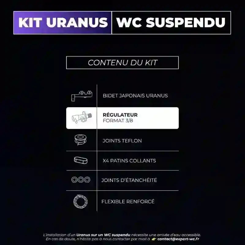 Kit WC Japonais Uranus